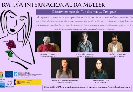 O CIM de Boqueixón elabora un documental con perspectiva de xénero con cinco protagonistas de distintas xeracións